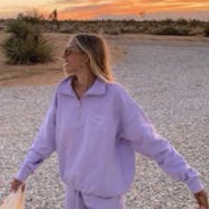 Adanola Oversized Funnel Neck Zip Sweatshirt